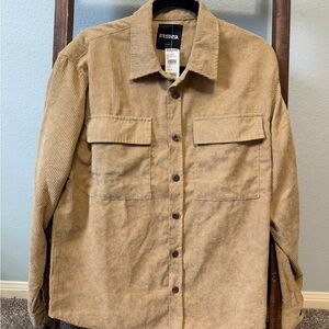 Tilly’s RSQ Tan Corduroy Casual Button Down Shirt
